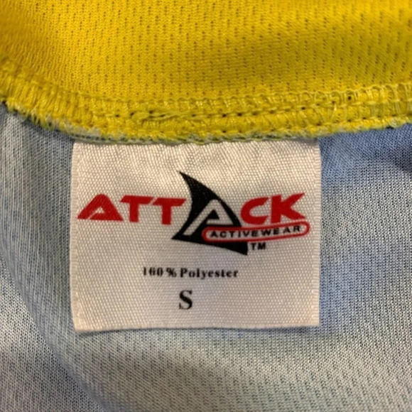 Attack Activewear Men's Sterling Rope Short Sleeve Half Zip Cycling Jersey SZ S - Picture 7 of 11